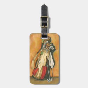 Golf Bag with Glove by Jennifer Goldberger Luggage Tag