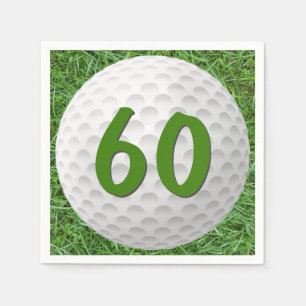 Golf Ball 60th Birthday  Napkins