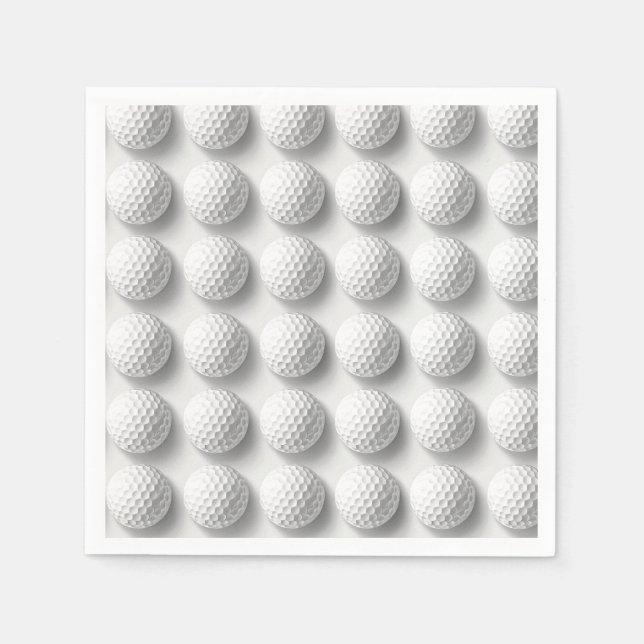 Golf ball all over napkin (Front)