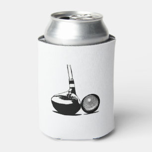 Golf Ball and Club Can Cooler