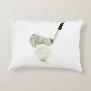 Golf Ball and Club Decorative Cushion