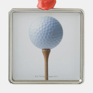 Golf Ball and Tee Metal Tree Decoration