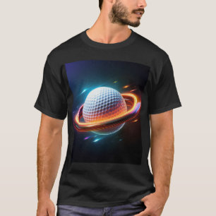 Golf Ball As Saturn Planet T-Shirt