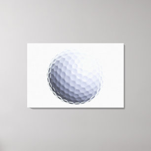 Golf Ball Background Customised Template Canvas Print