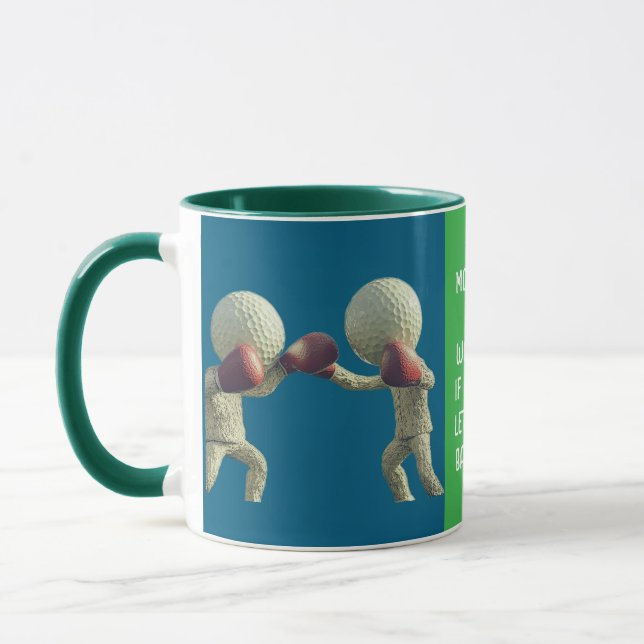 Golf Ball Battle Mug (Left)
