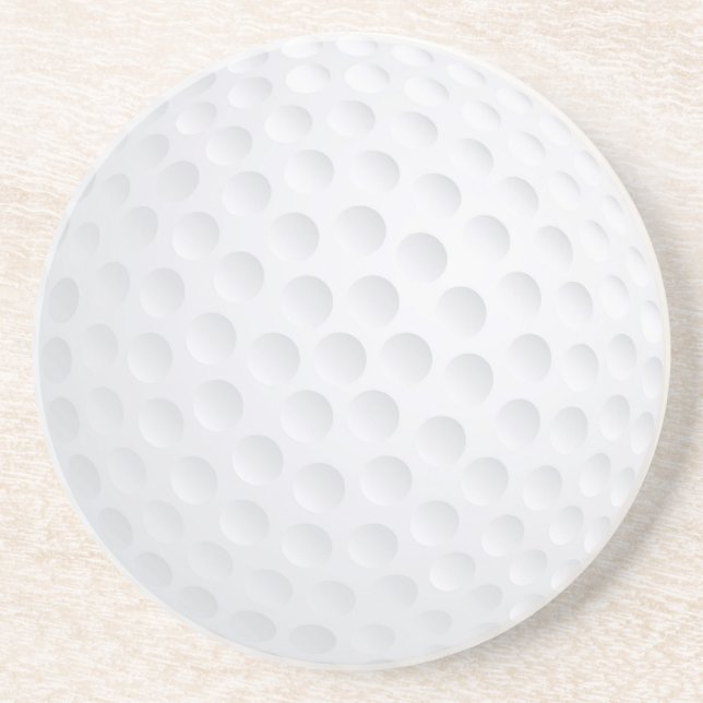Golf Ball Beverage Coaster (Front)