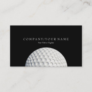 Golf Ball Business Card