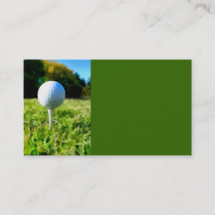 golf ball business card template original photo