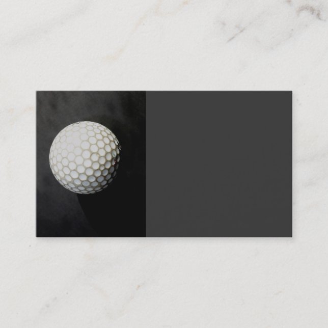 golf ball business card template original photogra (Front)