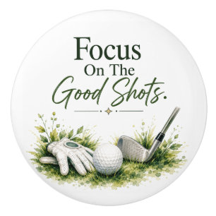 Golf ball ceramic knob