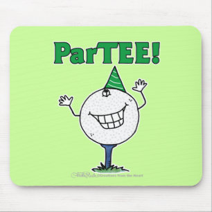 Golf Ball Character ParTEE! Mouse Mat