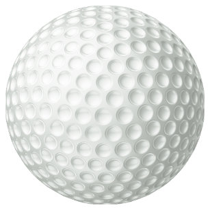 Golf Ball Classic Round Sticker