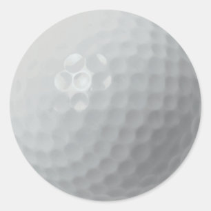 GOLF BALL CLASSIC ROUND STICKER