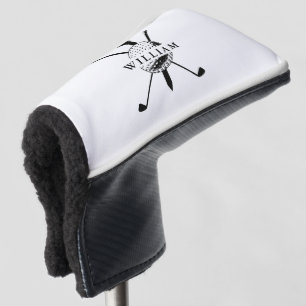 Golf Ball Club Personalised Monogram Name Head Cover