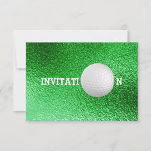 Golf Ball Custom 12.7 cm x 8.9 cm  Invitations