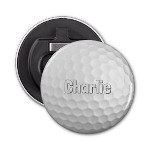 Golf Ball custom name Bottle Opener