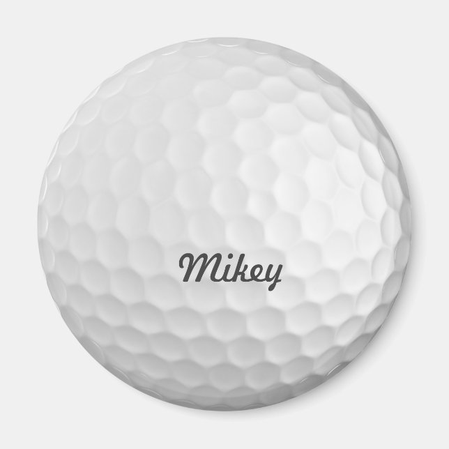 Golf Ball Customisable Magnet (Front)