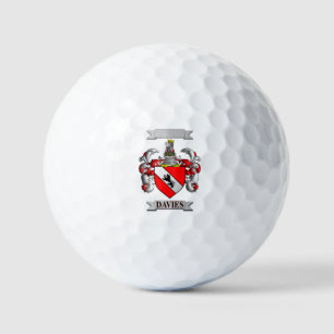 Golf Ball Davies UK Surname Shield