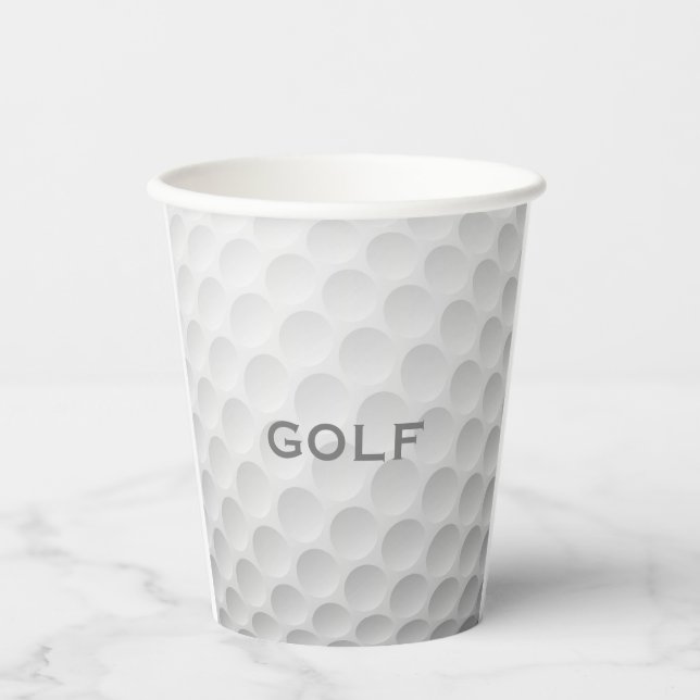 Golf Ball Design Paper Cup (Front)