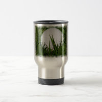 Golf Ball Design Travel Mug