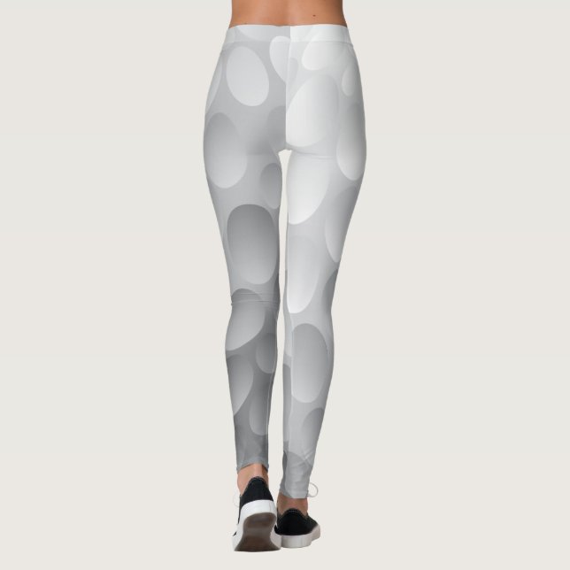 Golf ball dimple leggings. leggings (Back)