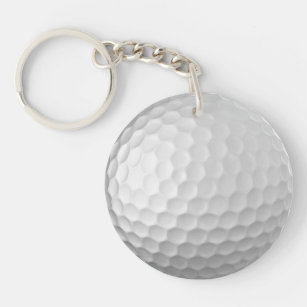 Golf Ball Dimples Key Ring