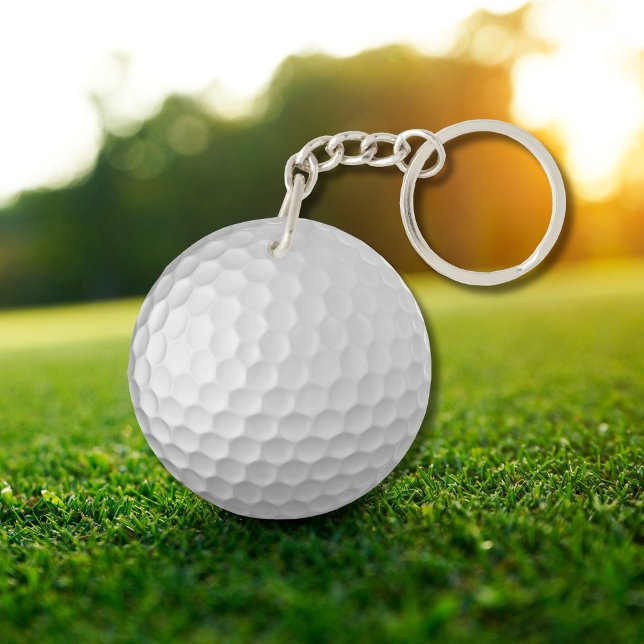 Golf Ball Dimples Pattern Texture Key Ring (Creator Uploaded)