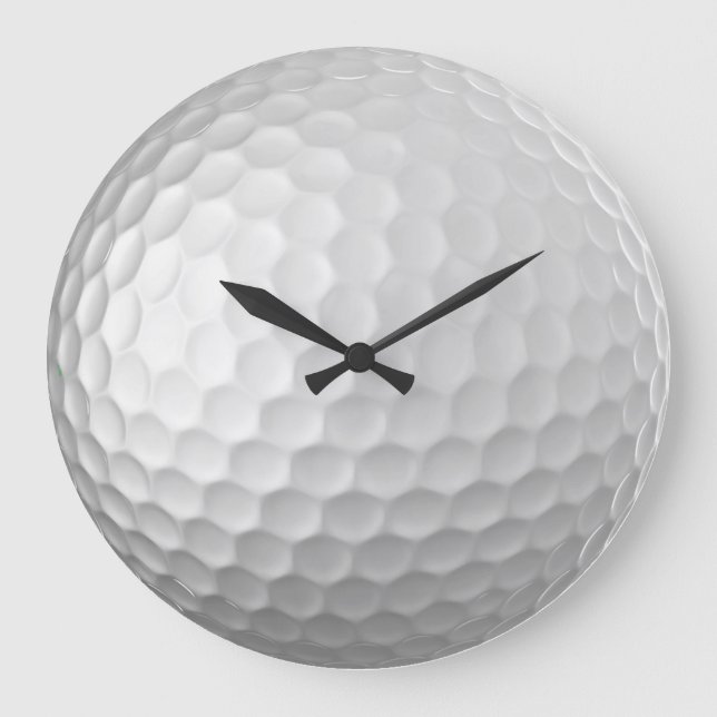 Golf Ball Dimples Pattern Texture Large Clock (Front)