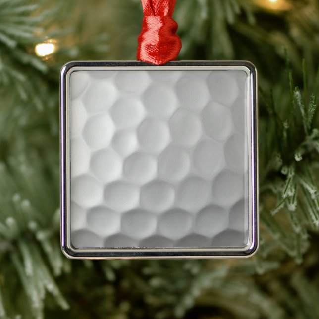 Golf Ball Dimples Pattern Texture Metal Tree Decoration (Tree)