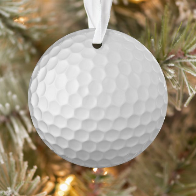 Golf Ball Dimples Pattern Texture Ornament (Tree)