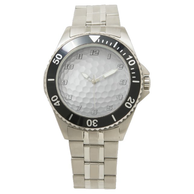 Golf Ball Dimples Pattern Texture Watch (Front)