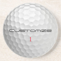 Golf Ball Dimples Personalised Text and Number
