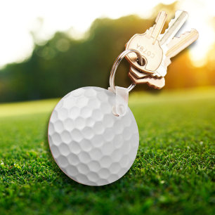 Golf Ball Dimples Texture Pattern 2 Key Ring