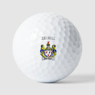 Golf Ball Doyle Family Surname And Shield