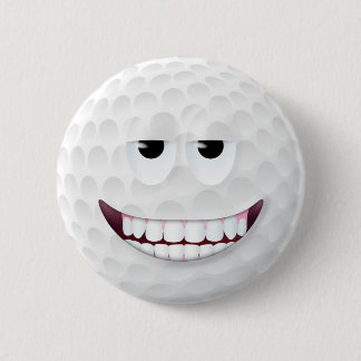 Golf Ball Face 2 6 Cm Round Badge