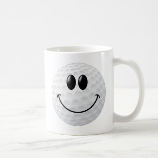 Golf Ball Face Coffee Mug