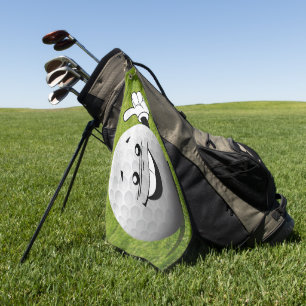 Golf ball golf towel