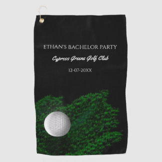 Golf ball green golf course golfing bachelor party towel