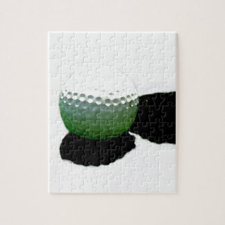 Golf Ball & Hole Jigsaw Puzzle