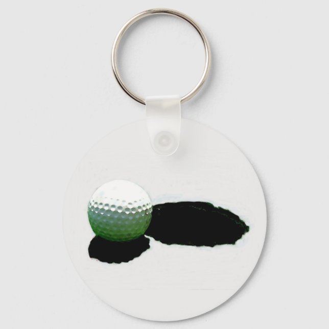 Golf Ball & Hole Key Ring (Front)