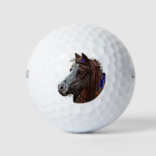 golf ball _ horsetoon