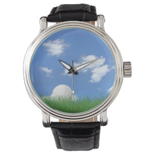 Golf ball in grass watch