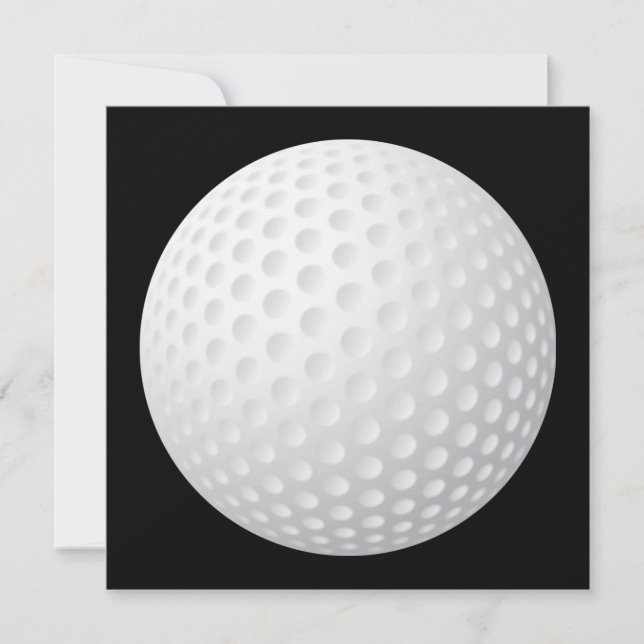 Golf Ball Invitation (Front)