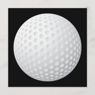 Golf Ball Invitation
