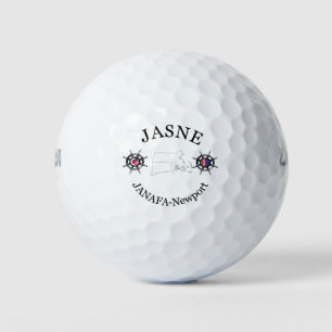 Golf Ball - JASNE-JANAFA Round Logo