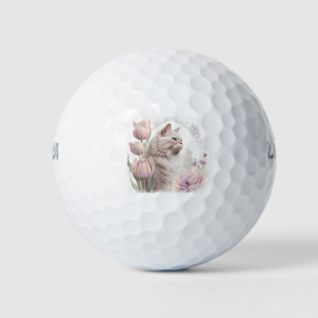 Golf Ball Kitten Cat Animals (Front)