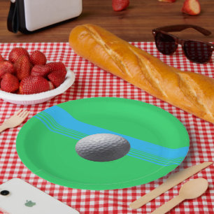 Golf Ball large paper plates