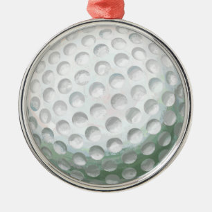 Golf Ball Metal Tree Decoration