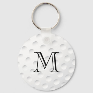 Golf Ball Monogram Key Ring