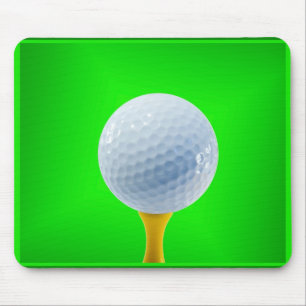 Golf ball mouse mat